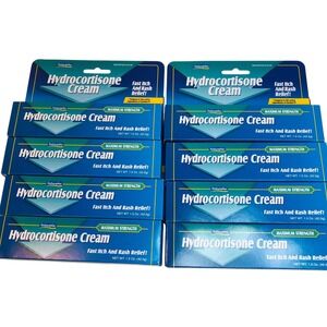 8 Natureplex Hydrocortisone Cream Maximum Strength Fast Itch Rash Relief 1.5oz